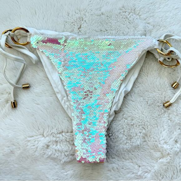 Beach Bunny women sequins swim bottom size L
